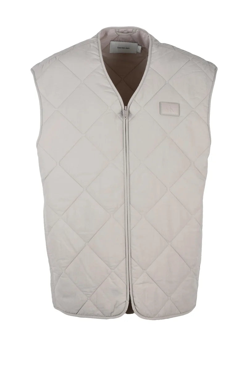 Calvin Klein Jeans Smanicato Zip - Beige