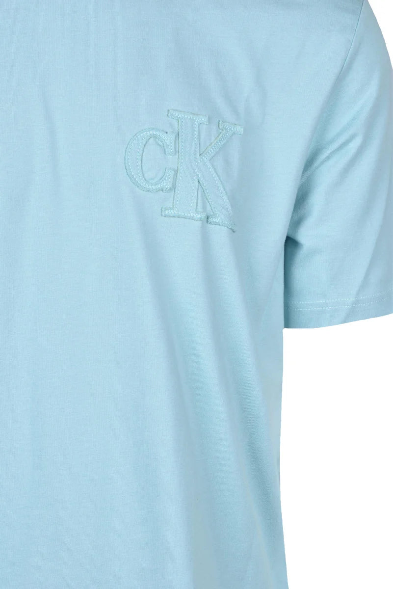 Calvin Klein Jeans T-shirt Cotone - Acquamarina