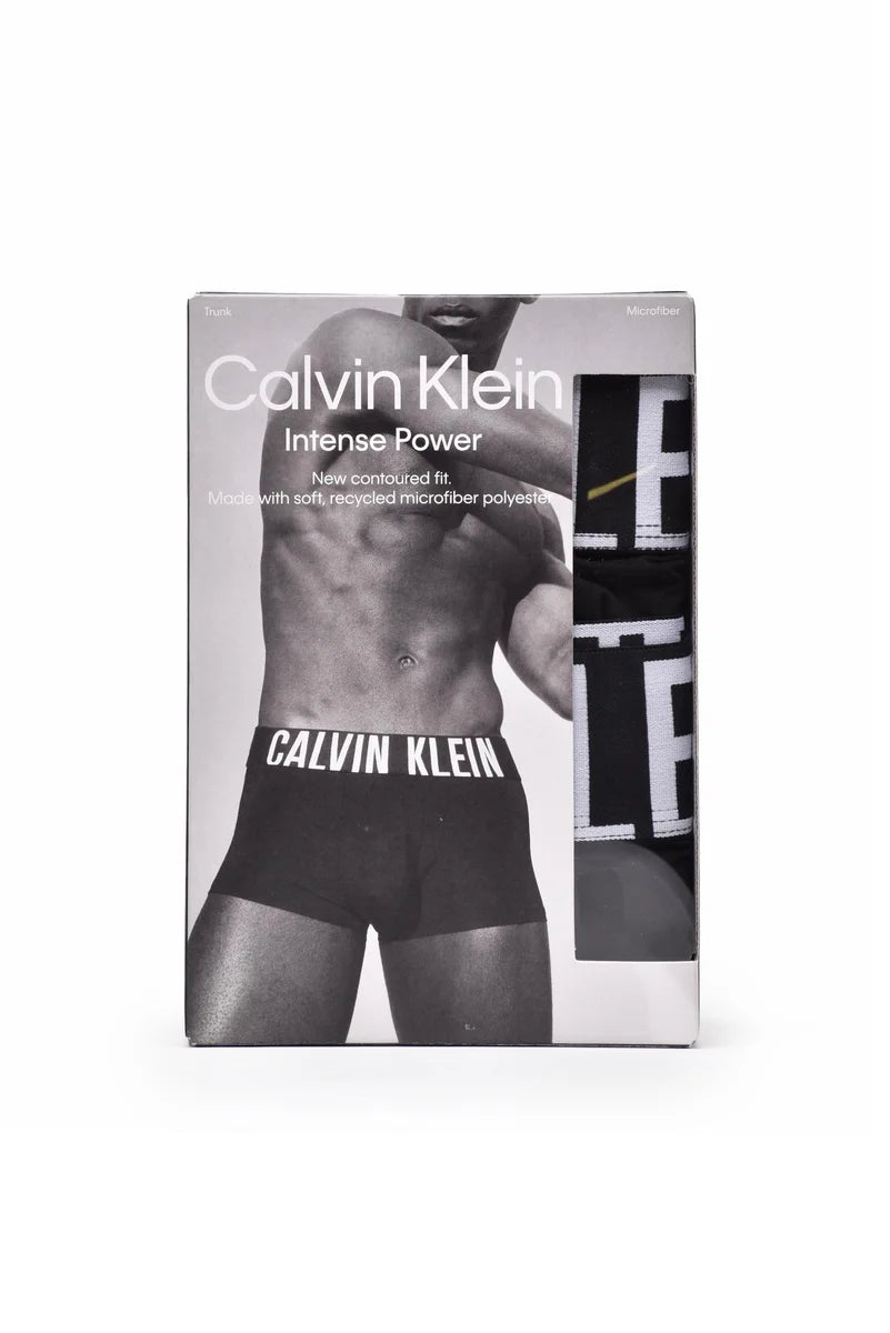 Calvin Klein Set Boxer Poliestere Elastan - Nero
