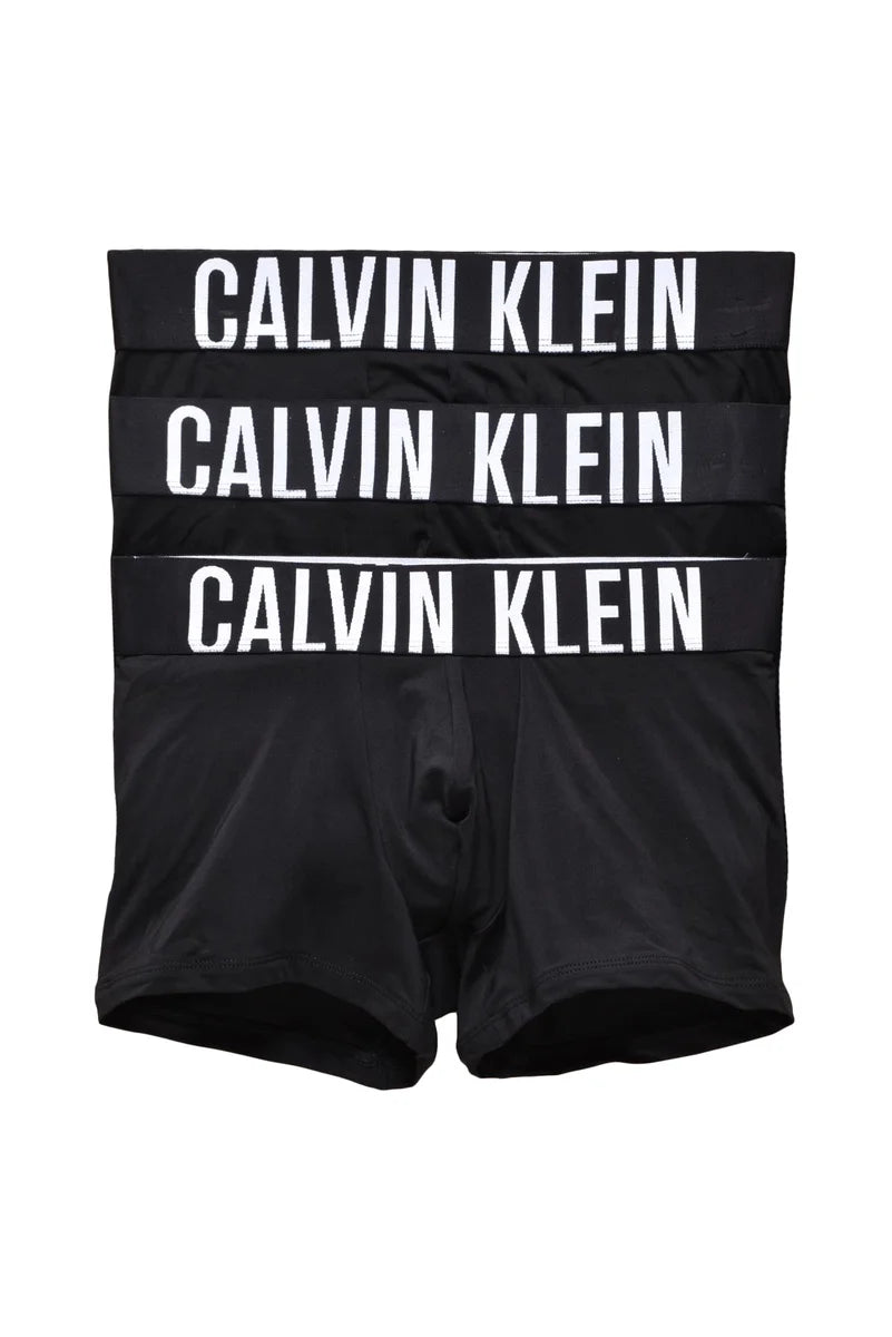 Calvin Klein Set Boxer Poliestere Elastan - Nero
