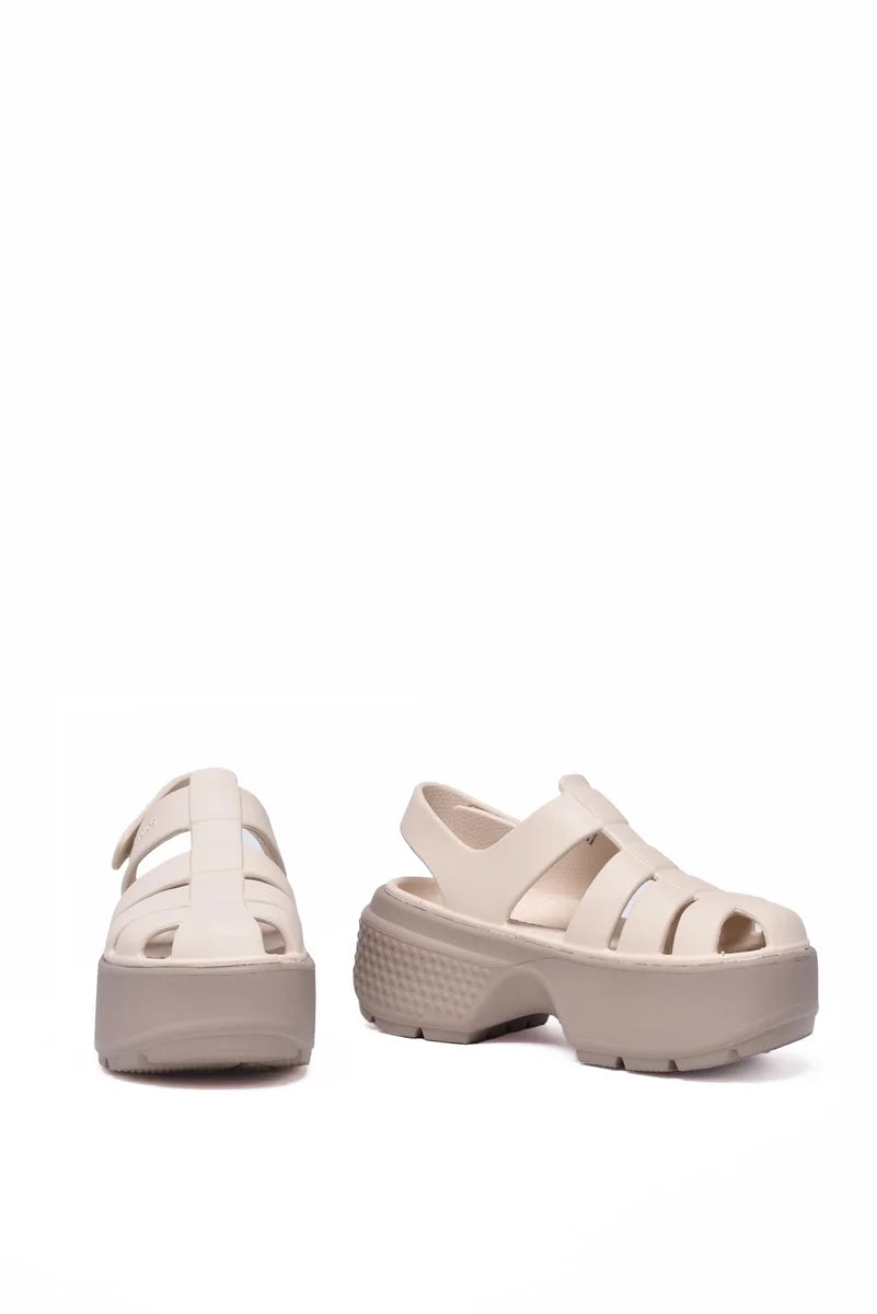 Crocs Ciabatte Gomma Fisherman Clog - Bianco