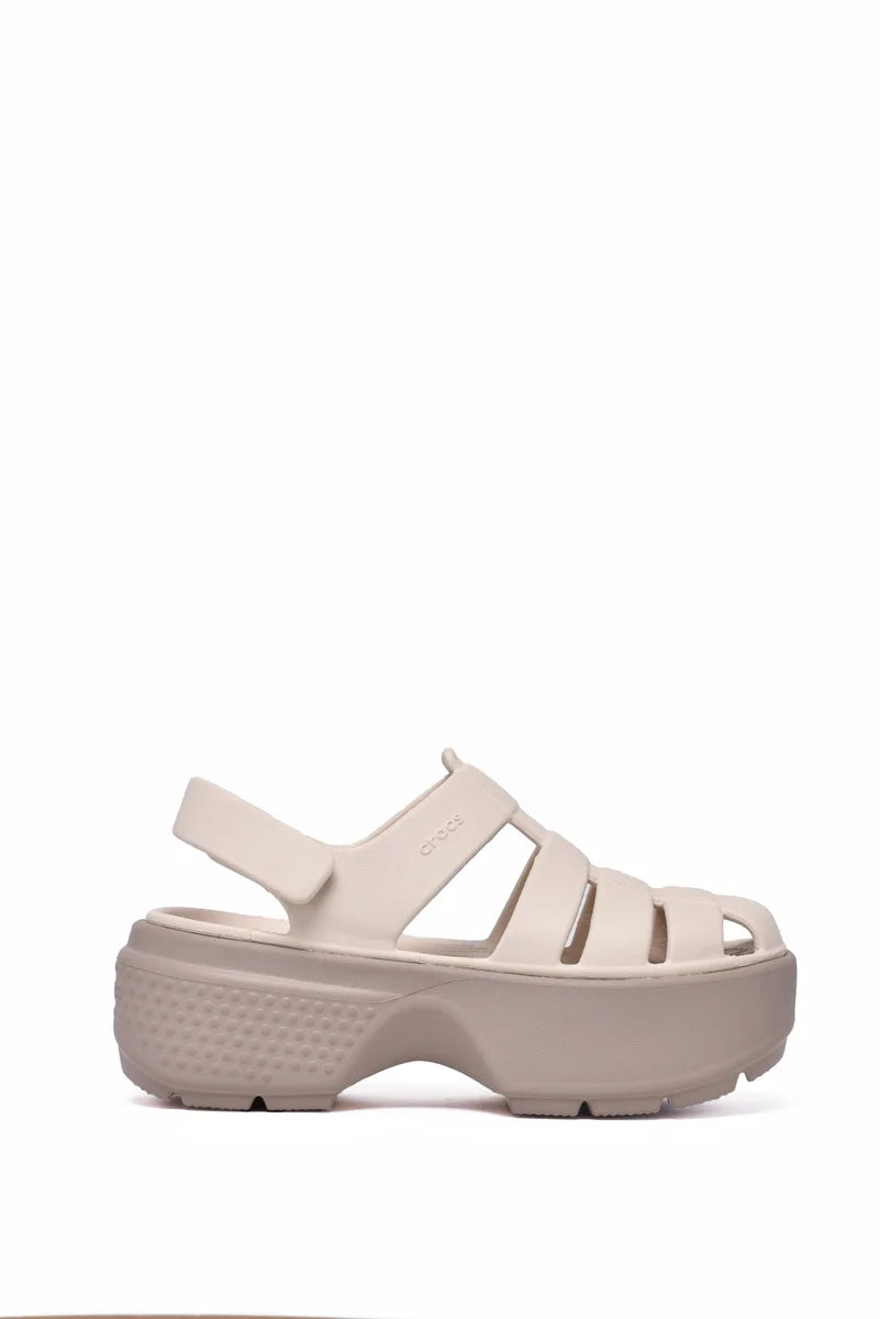 Crocs Ciabatte Gomma Fisherman Clog - Bianco