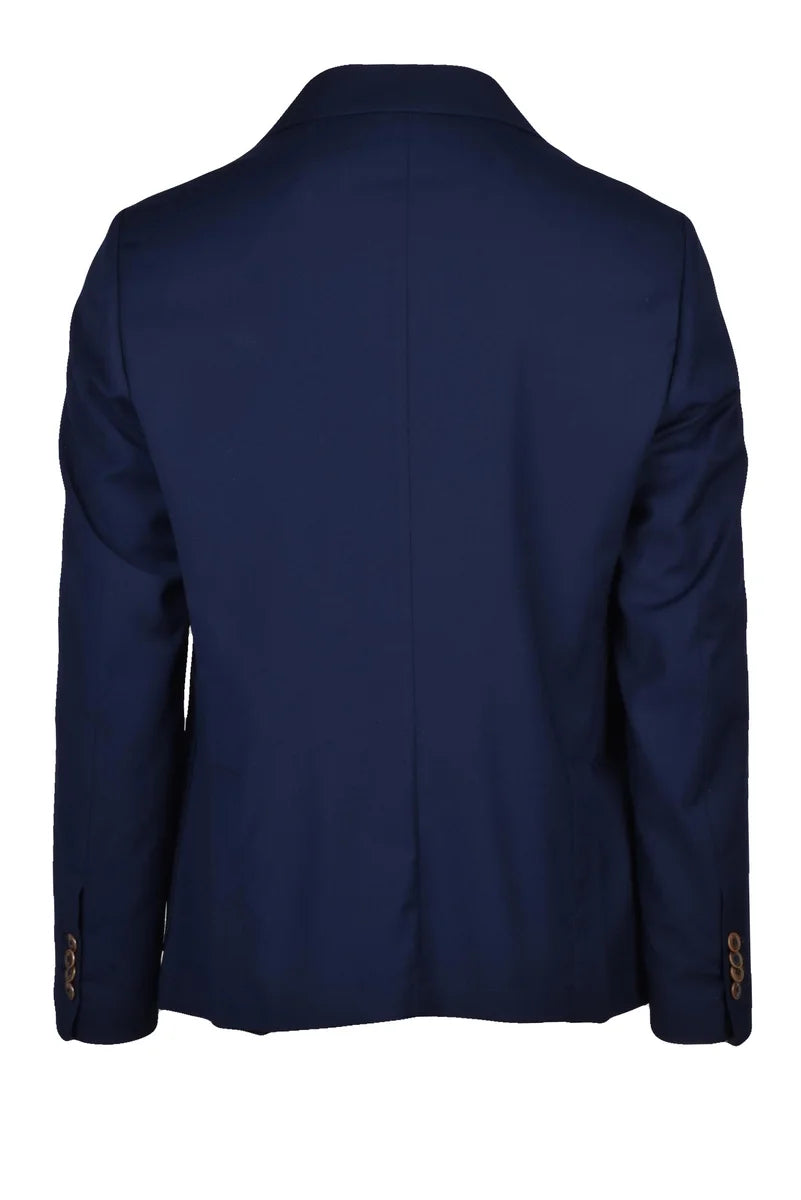 Daniele Alessandrini Polyester/Viscose/Elastane Jacket - Blue