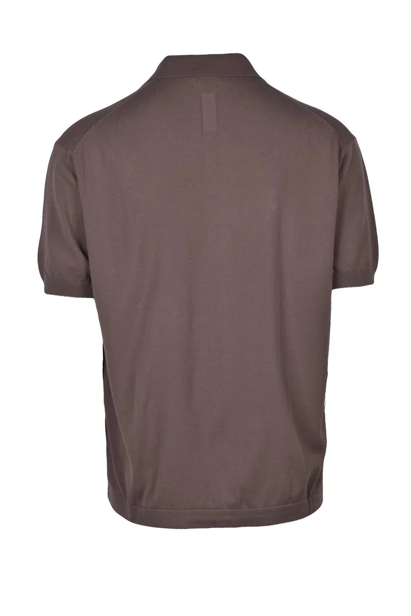 Diktat Camicia Maglia Cotone - Marrone