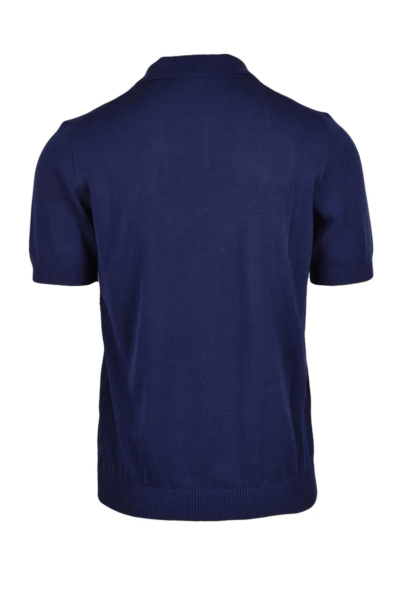 Drumohr Polo Maglia Cotone - Blu