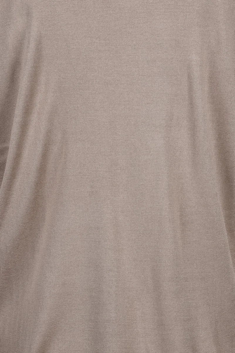 Drumohr Silk Crew Neck Sweater - Beige