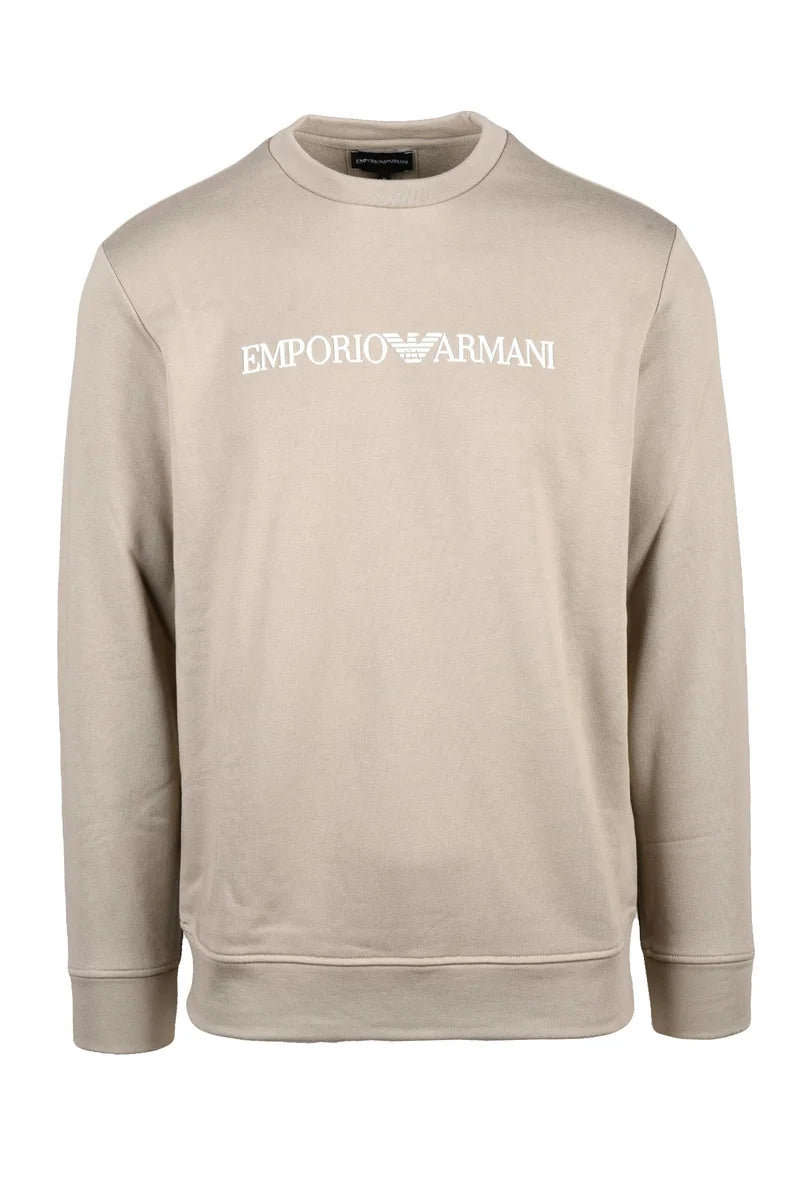 Emporio Armani Modal Cotton Crew Neck Sweatshirt - Grey
