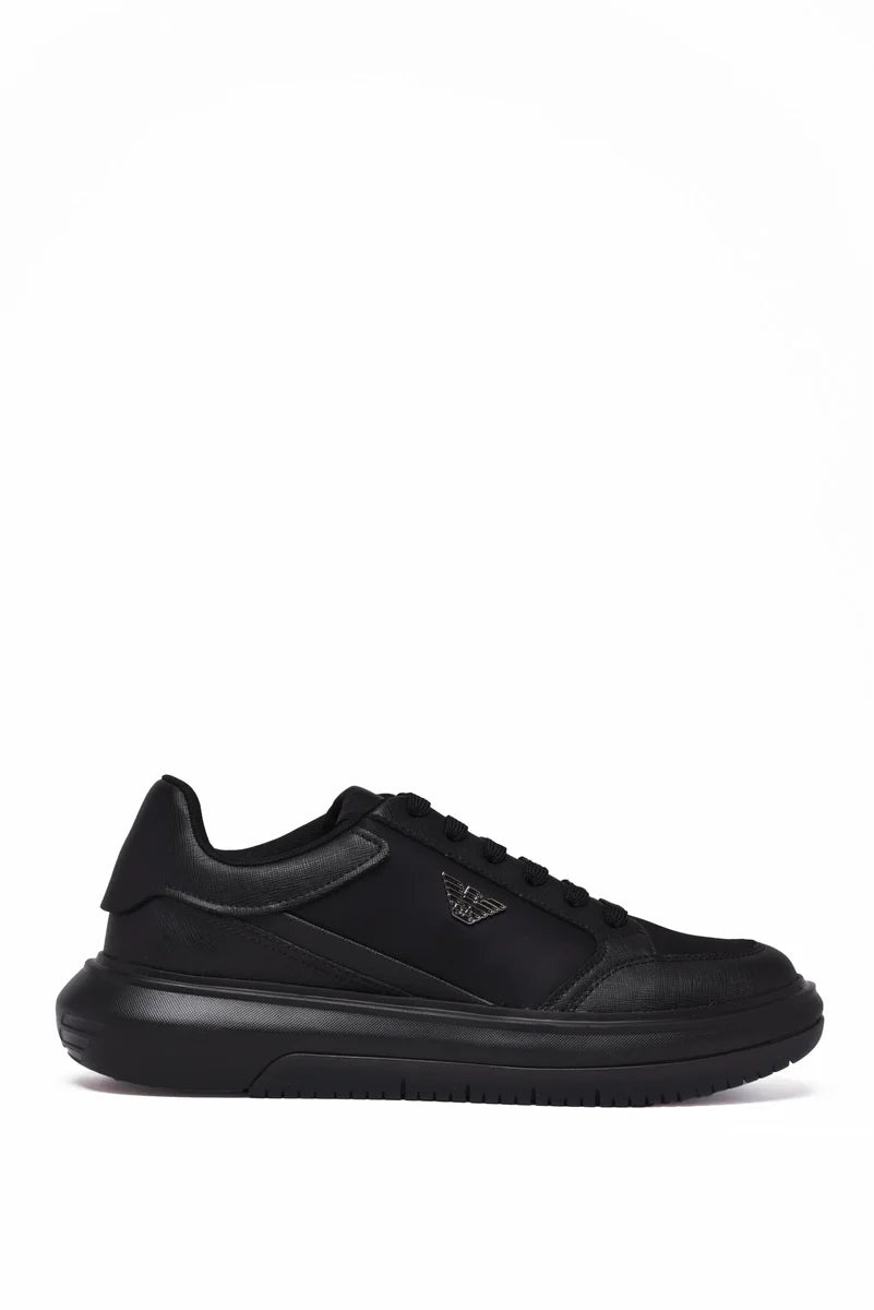 Emporio Armani Sneakers Gomma e Poliestere - Nero