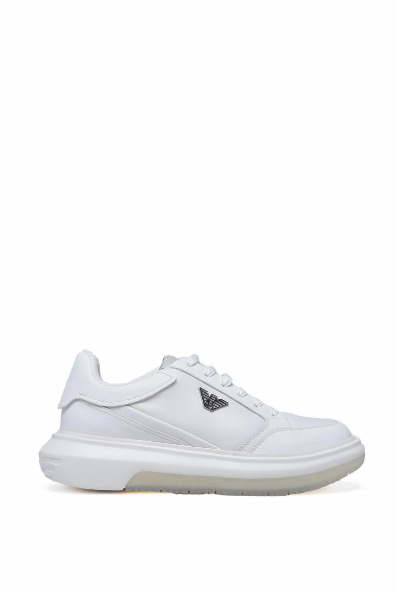Emporio Armani Sneakers Gomma e Poliestere - Nero
