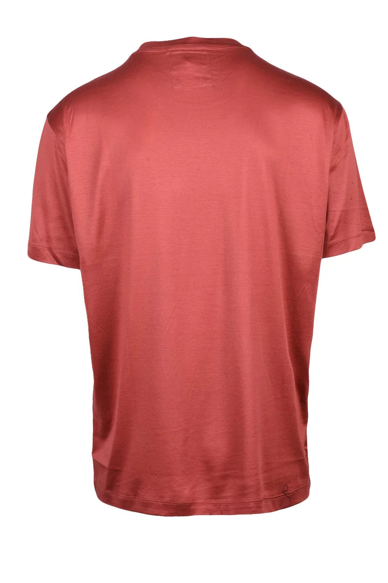 Emporio Armani T-shirt Lyocell Cotone - Marrone