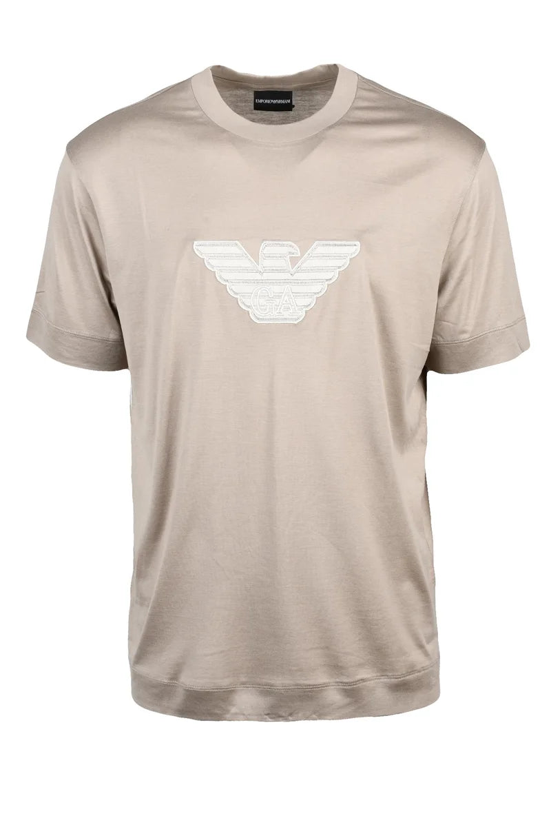Emporio Armani T-shirt Lyocell Cotone - Grigio
