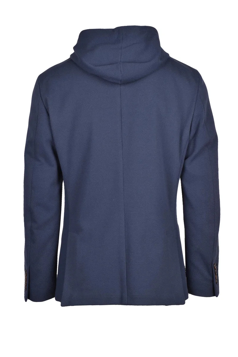 Eleventy Giacca Uomo Blu con Pettorina