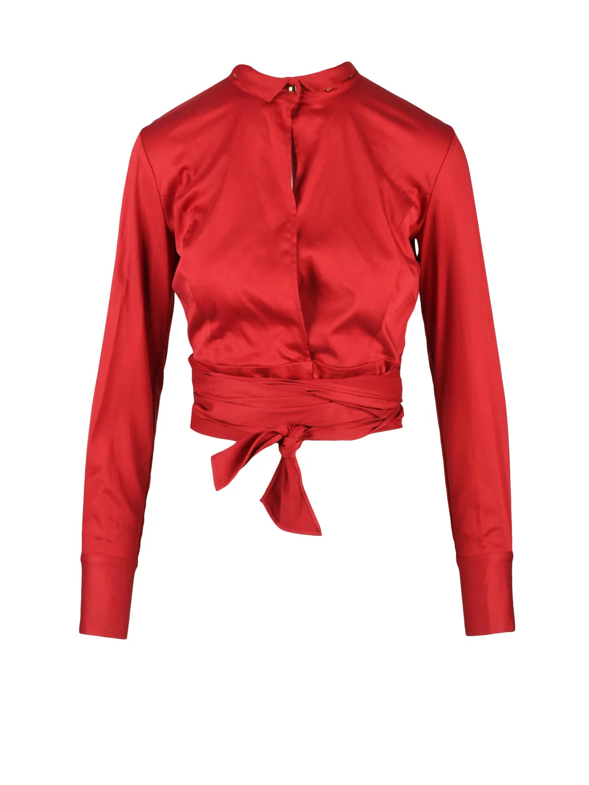 Elisabetta Franchi Camicia Corta Fusciacca - Rosso