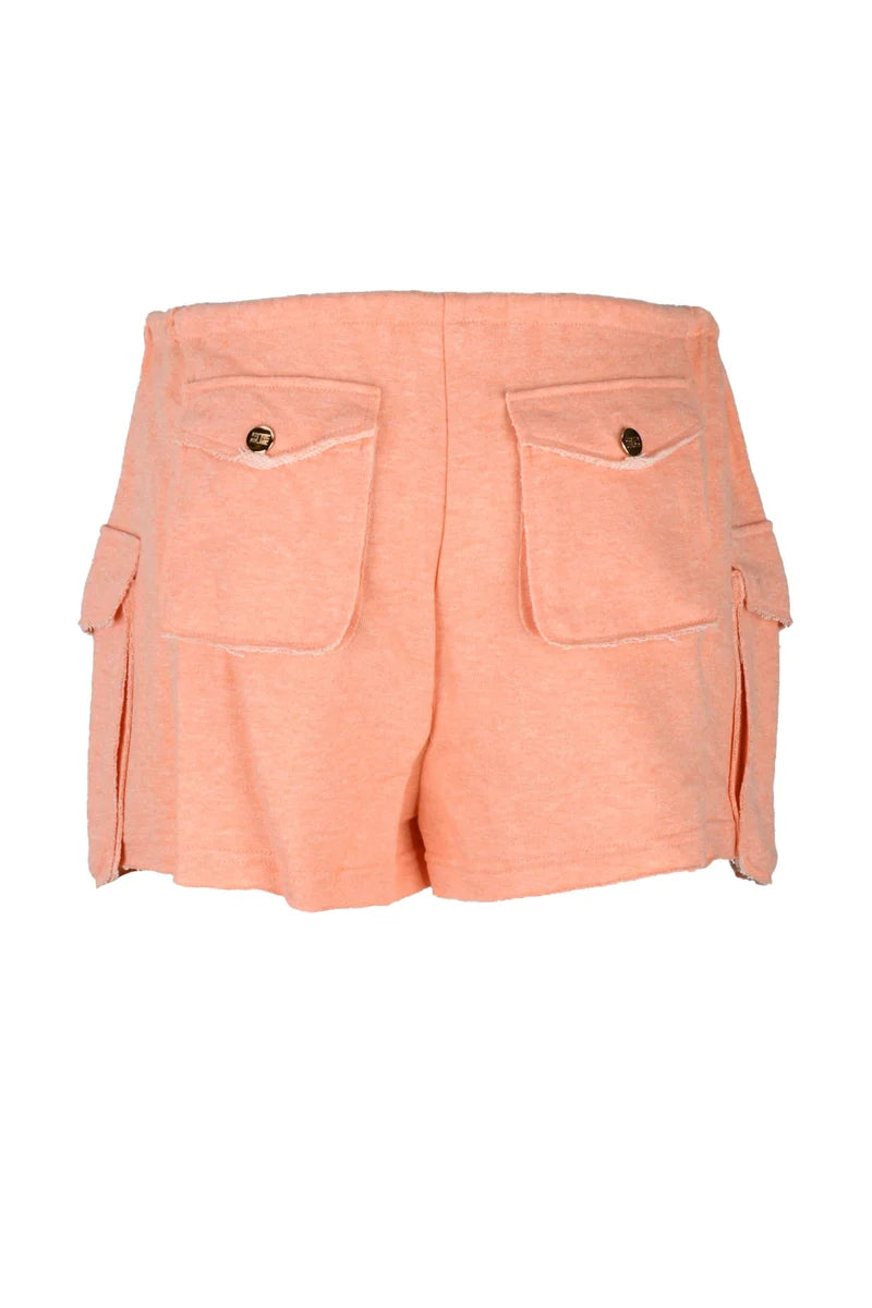 Elisabetta Franchi Short Cotone - Peach