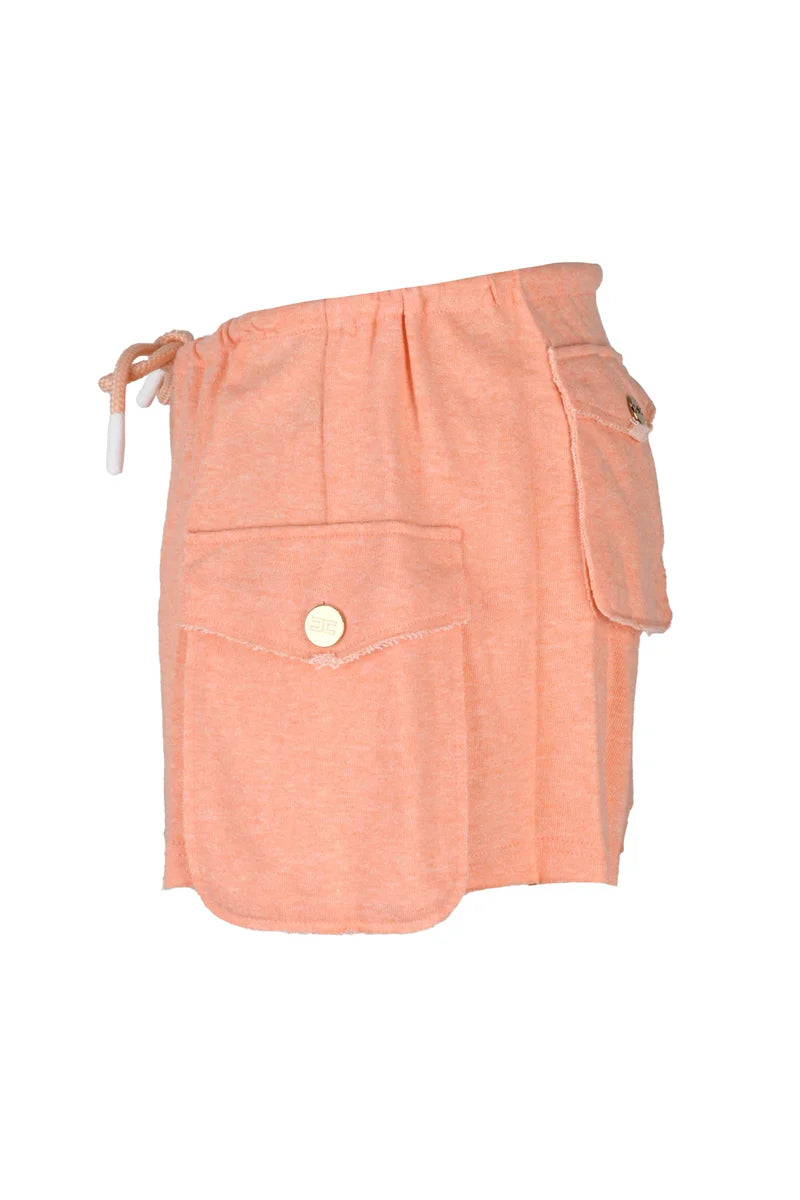 Elisabetta Franchi Short Cotone - Peach