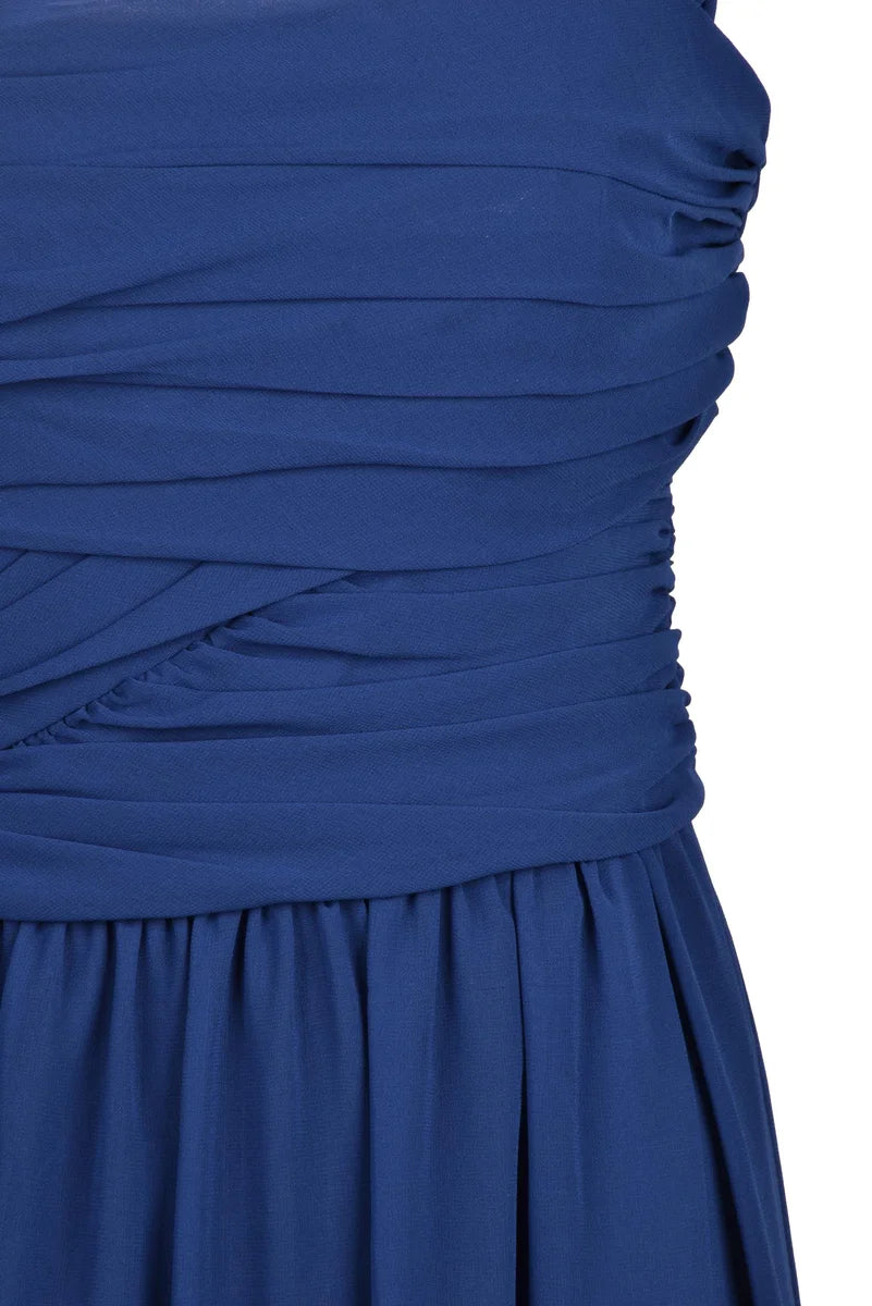 Emme by Marella Blue Voile Long Dress