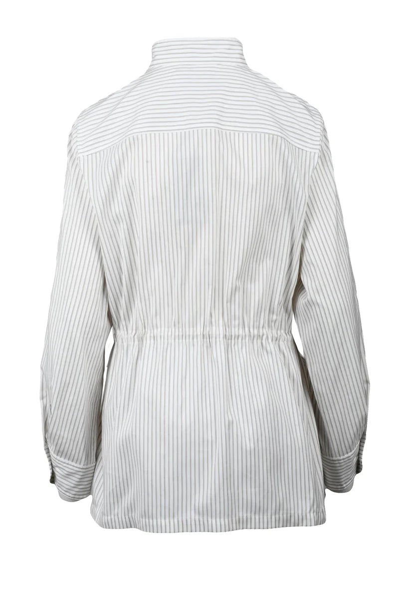 Fendi Cotton/Silk Safari Jacket - White