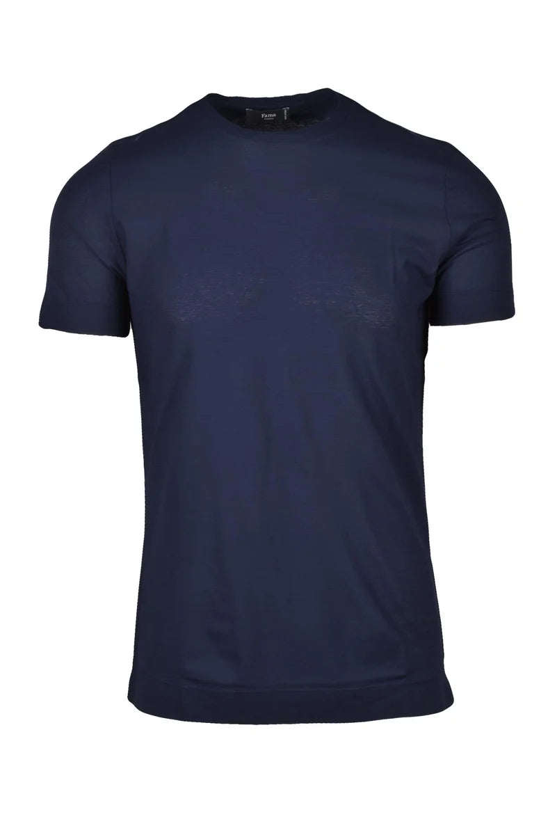 Fama T-shirt Cotone - Blu