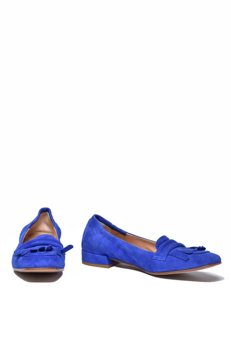 Giancarlo Abbigliamento Mocassino Suede - Royal Blue