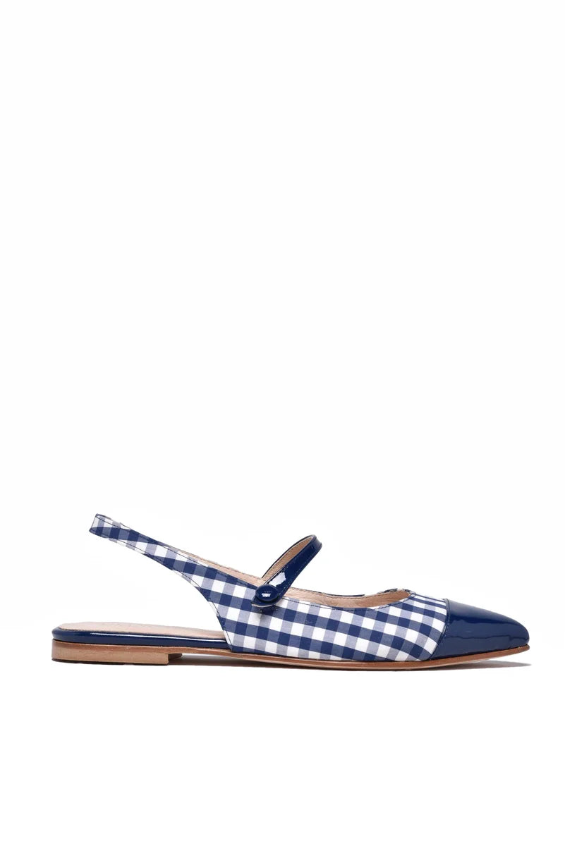 Giancarlo Abbigliamento Sandalo Chanel Tela - Blu/Bianco