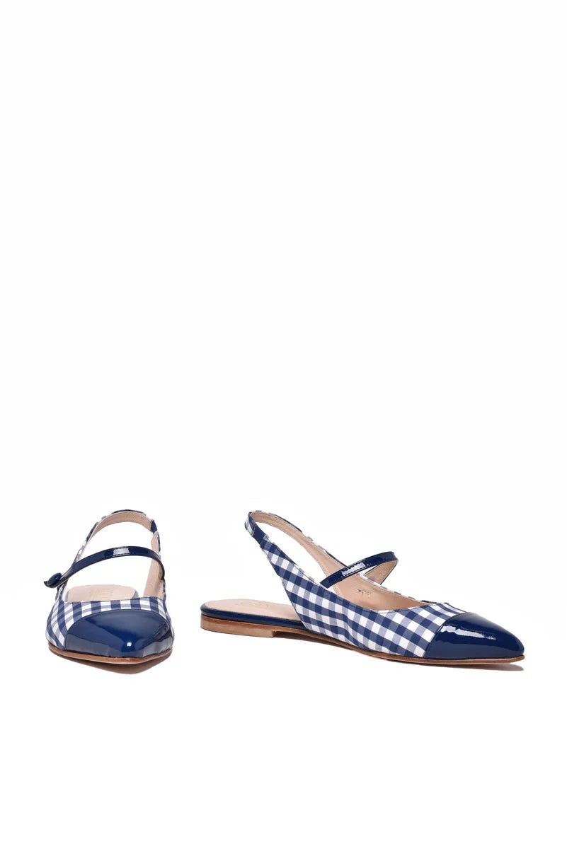 Giancarlo Abbigliamento Sandalo Chanel Tela - Blu/Bianco