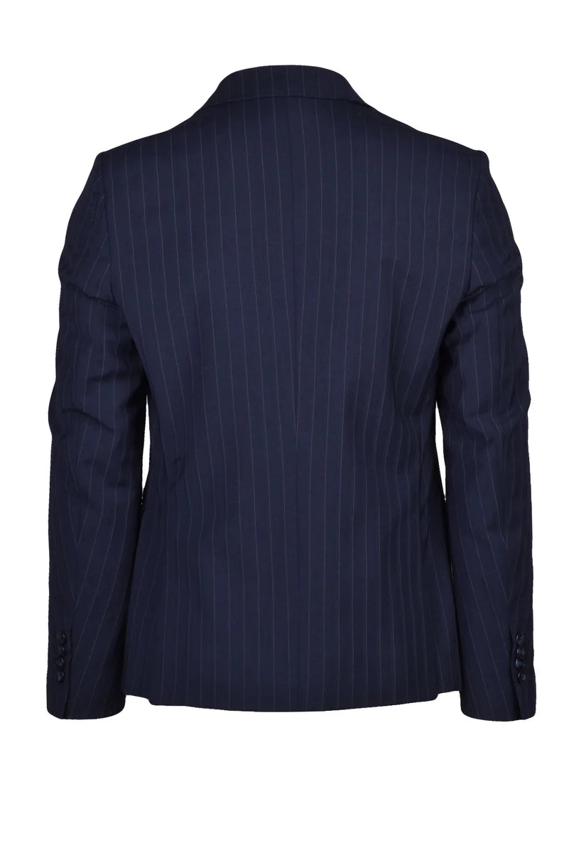 Grey Daniele Alessandrini Giacca Lana Stretch - Blu