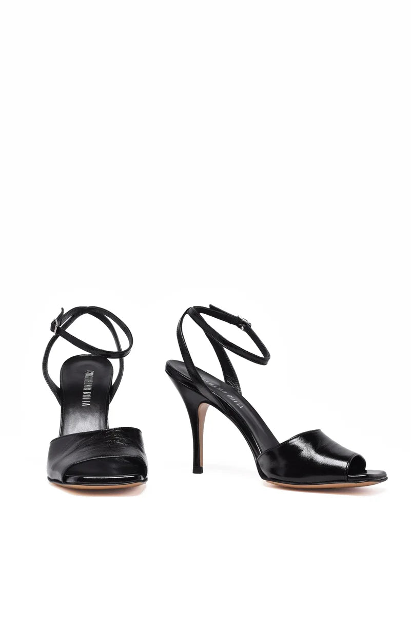 Guglielmo Rotta Sandalo con Cinturino - Nero