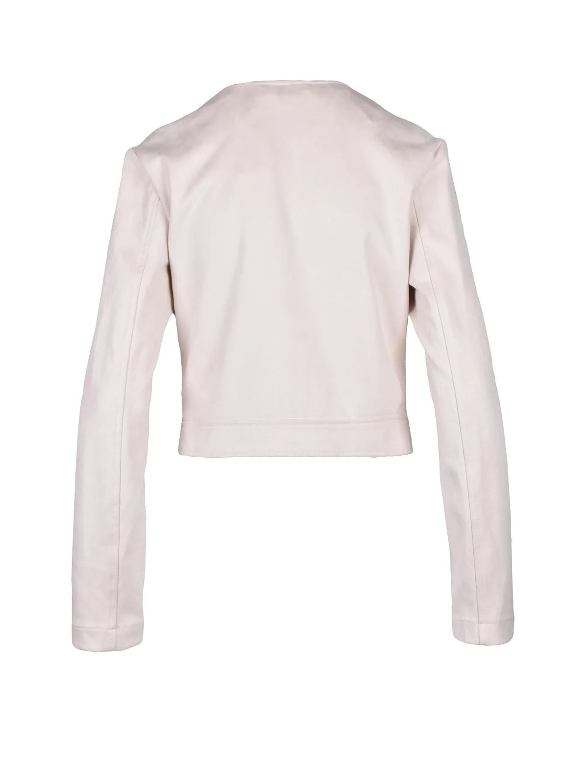 Guess Cappotto Biker Suede - Bianco