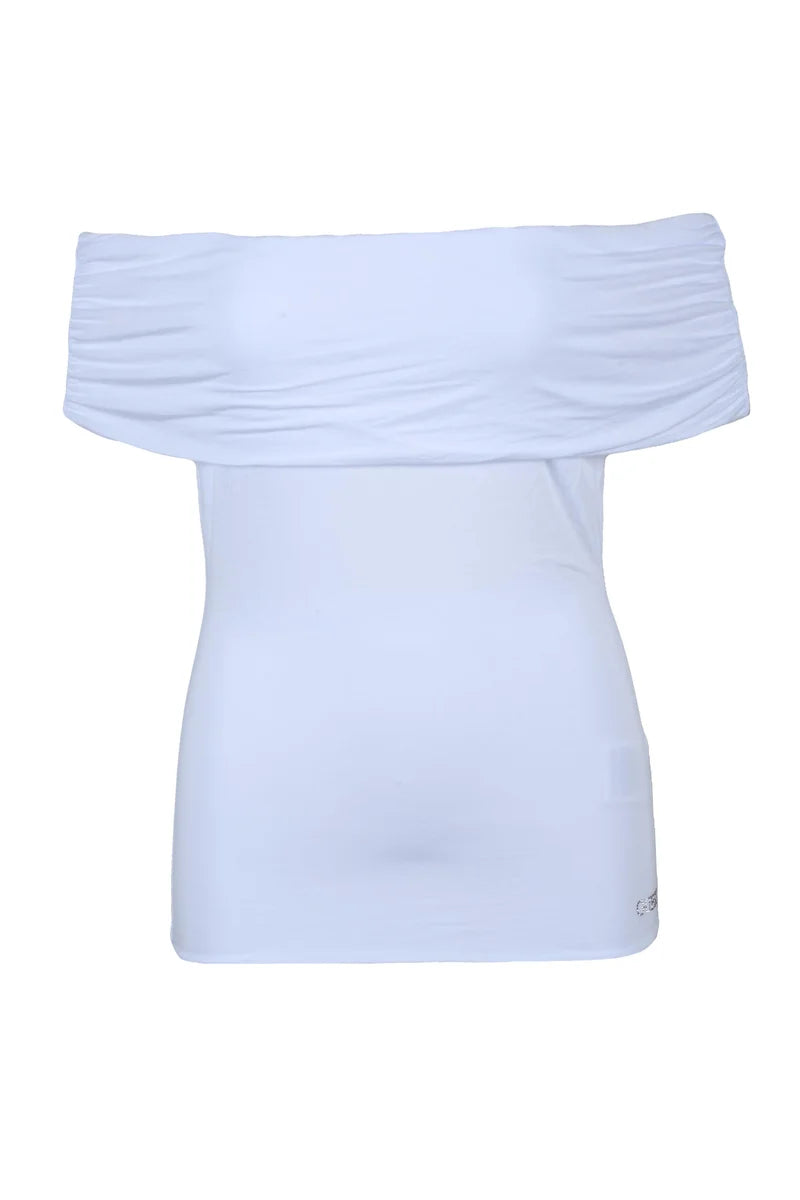 Guess Top in Modal Stretch - Bianco