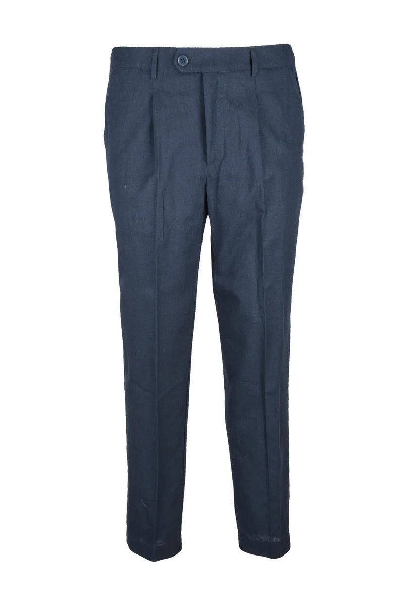 Hamaki-ho Pantaloni Classici Beige Poliestere e Cotone