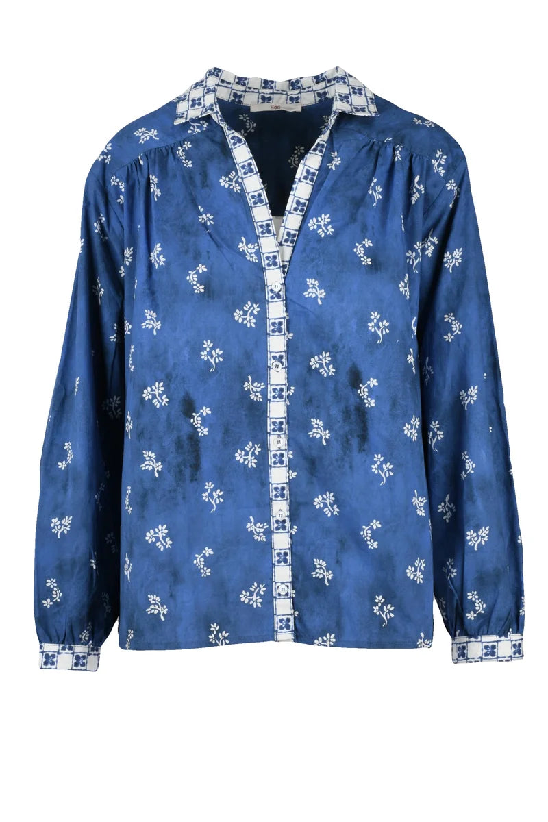 Hod Camicia Cotone - Blu