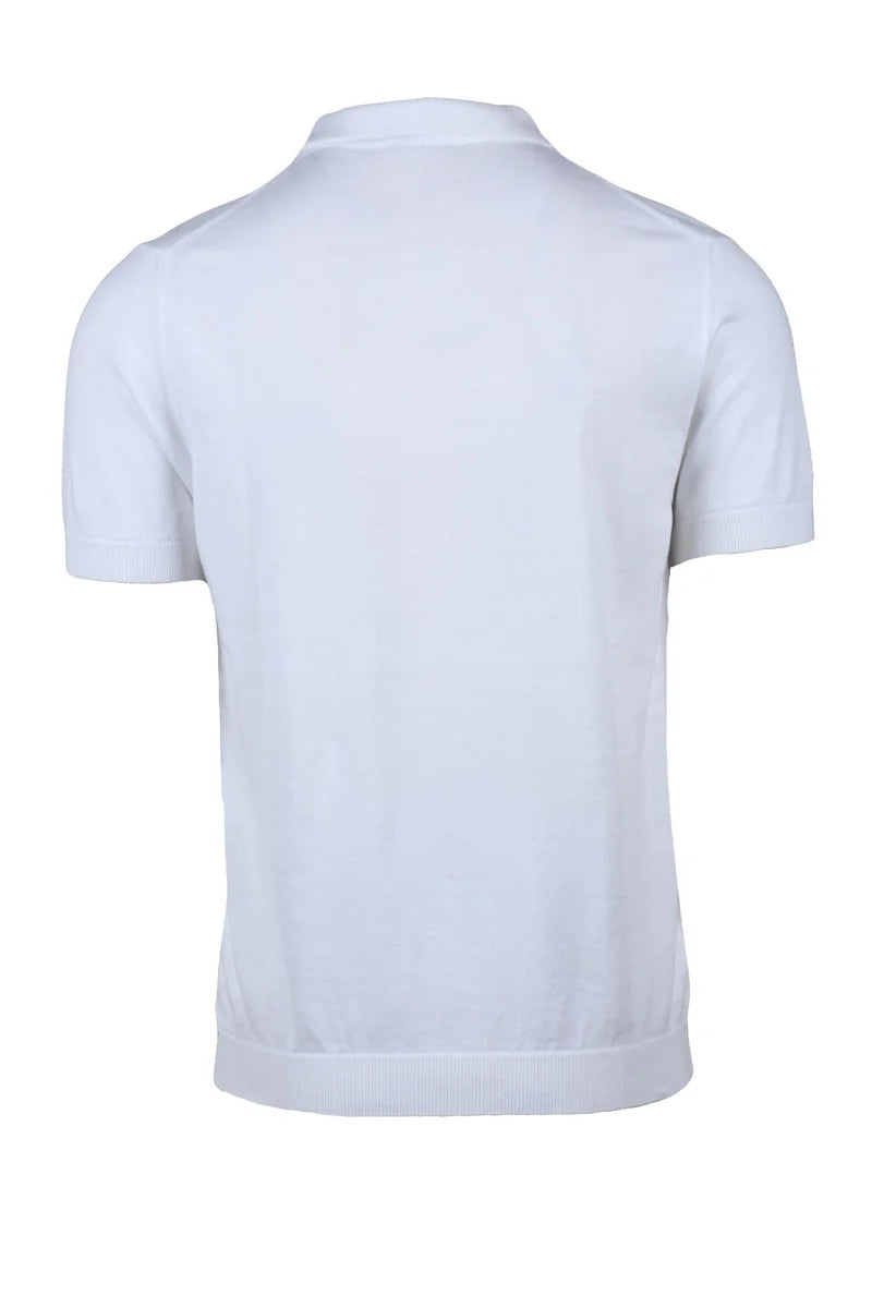 Hunt Gallery Polo in Maglia Bianca