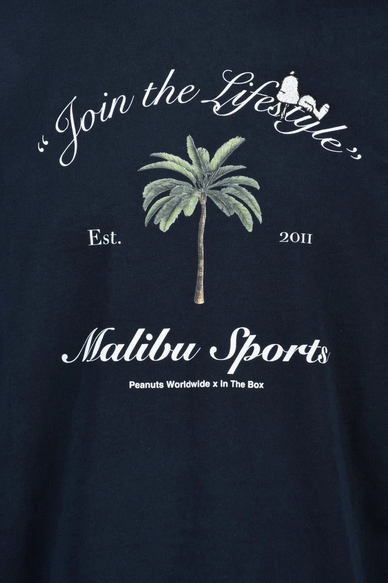 In The Box T-shirt Blu Cotone