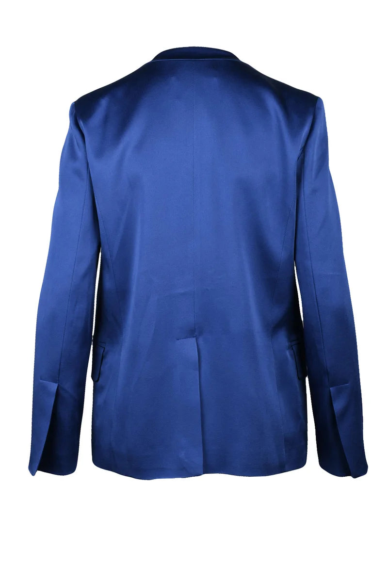 Liviana Conti Giacca Blazer Satin - Royal Blue