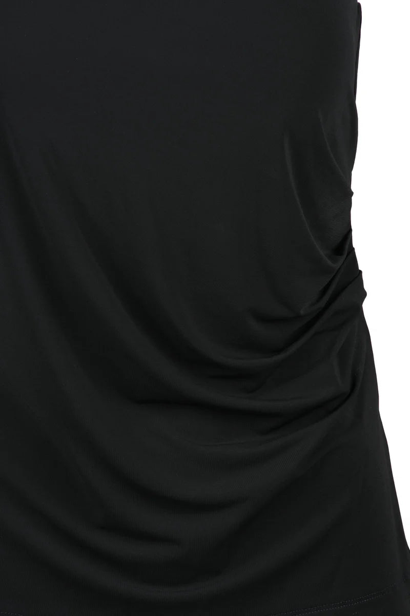 Max Mara Maglia Lycra Monospalla - Nero