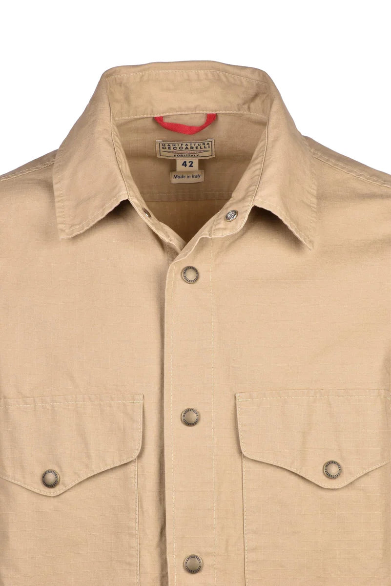 Manifattura Ceccarelli Camicia Militare - Beige