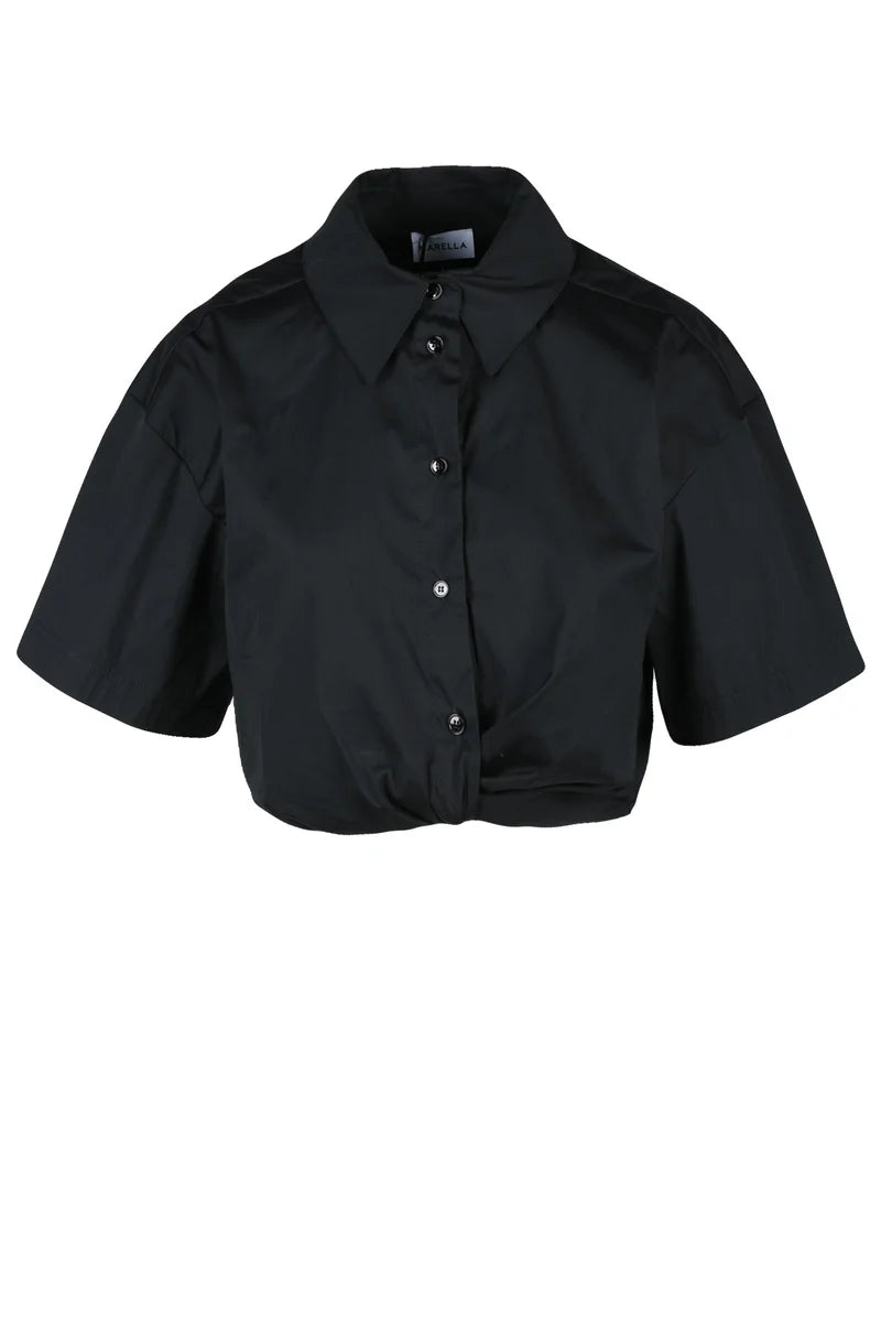 Marella Camicia Corta Notation - Nero