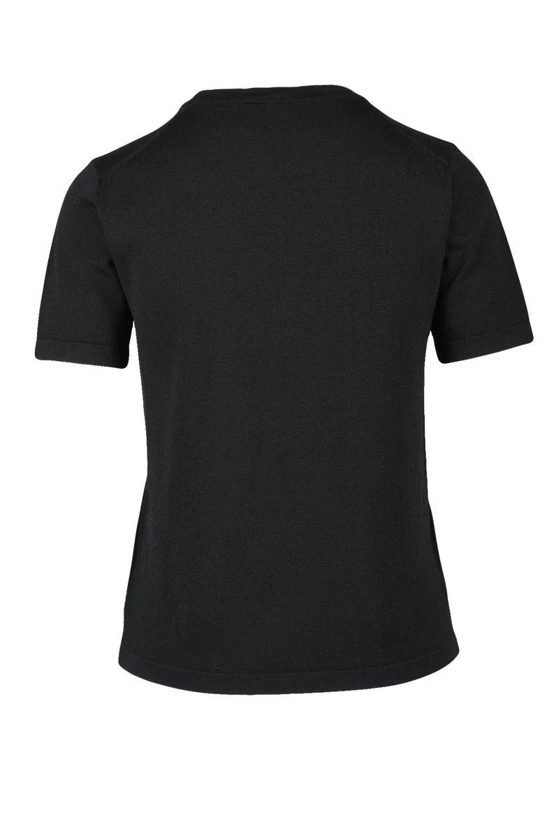 Marella Maglia Lawia Viscosa/Poliammide - Nero