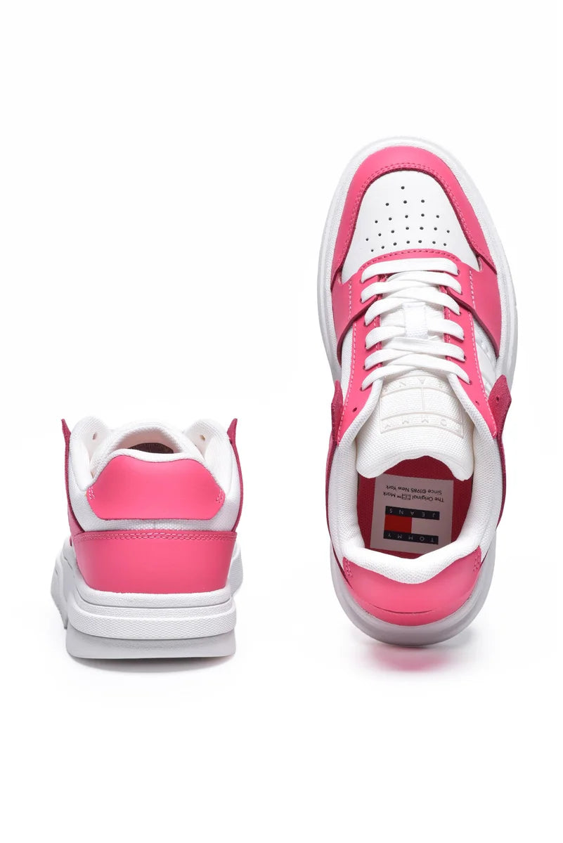 Tommy Jeans Sneakers Skeater Mat Mix - White/Fuchsia