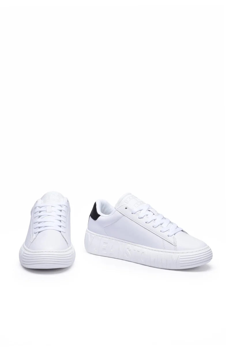 Tommy Jeans Sneakers Jeans Leather Outsole - Bianco