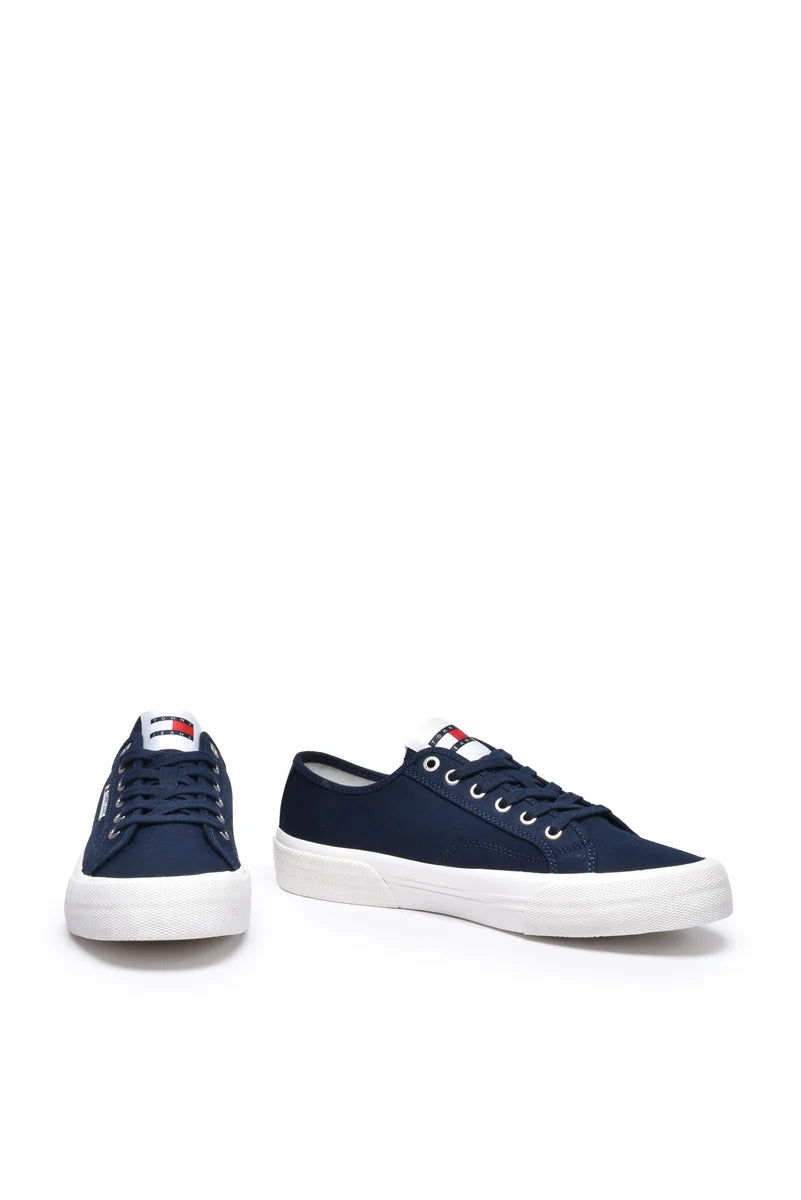 Tommy Jeans Canvas Sneakers - Blue
