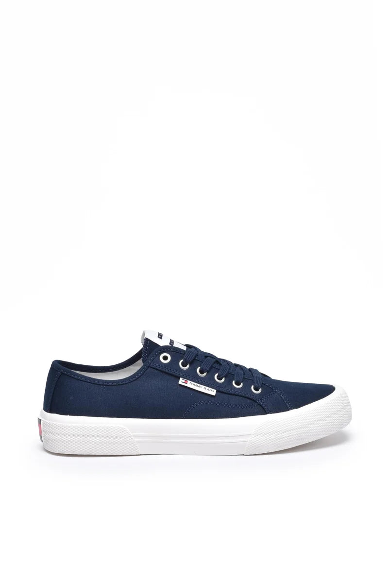 Tommy Jeans Canvas Sneakers - Blue