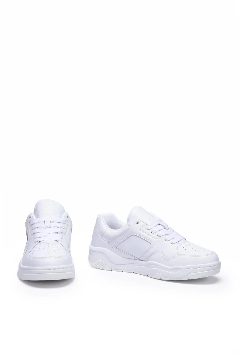 Tommy Jeans Leather Sneakers - White/Green