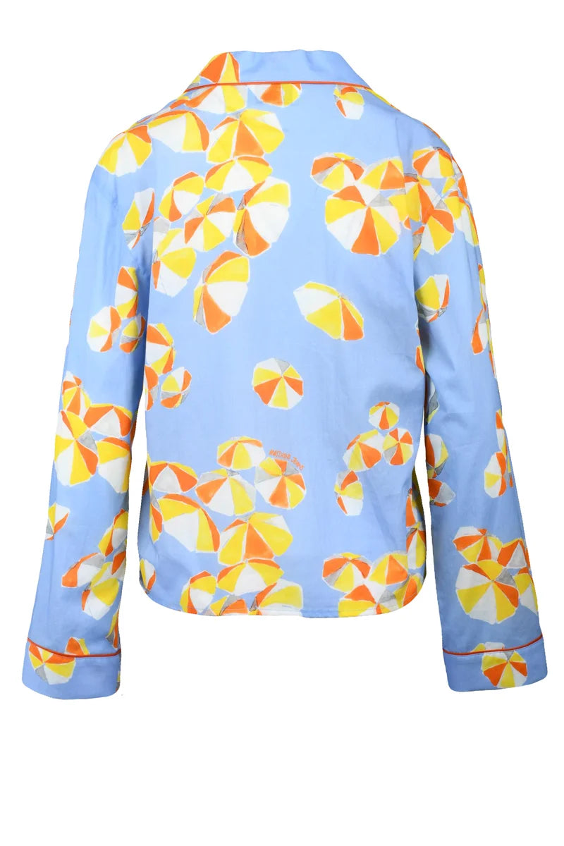 Mo5ch1no Jeans Camicia Cotone - Azul/Yellow