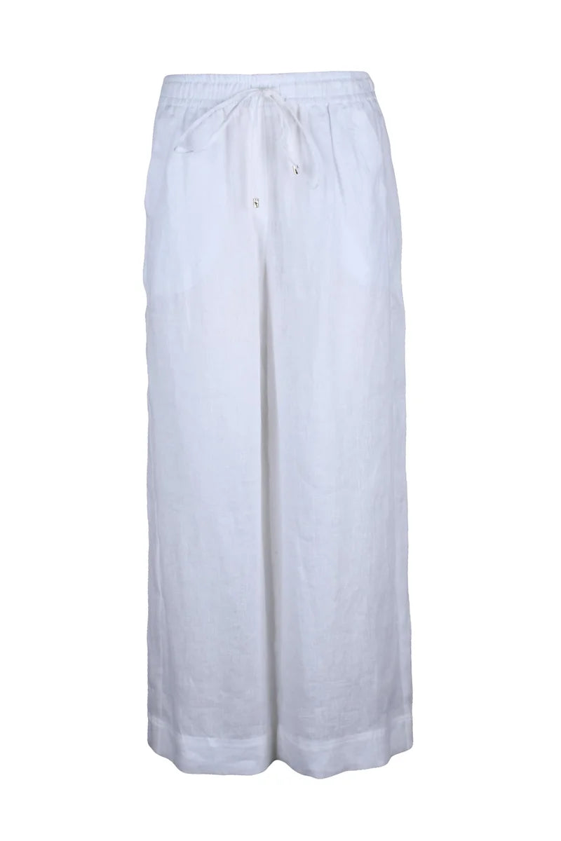 Marella Sport Pantalone Lino - Bianco