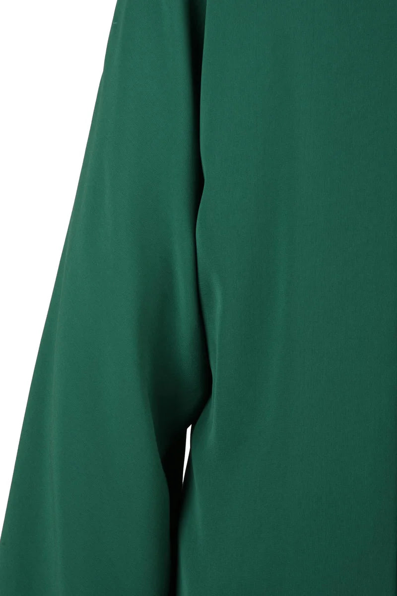 Max Mara Studio Blusa Umile Triacetato - Verde Bottiglia