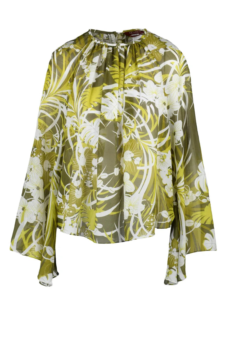 Max Mara Studio Blusa Caprara Garzata - Verde