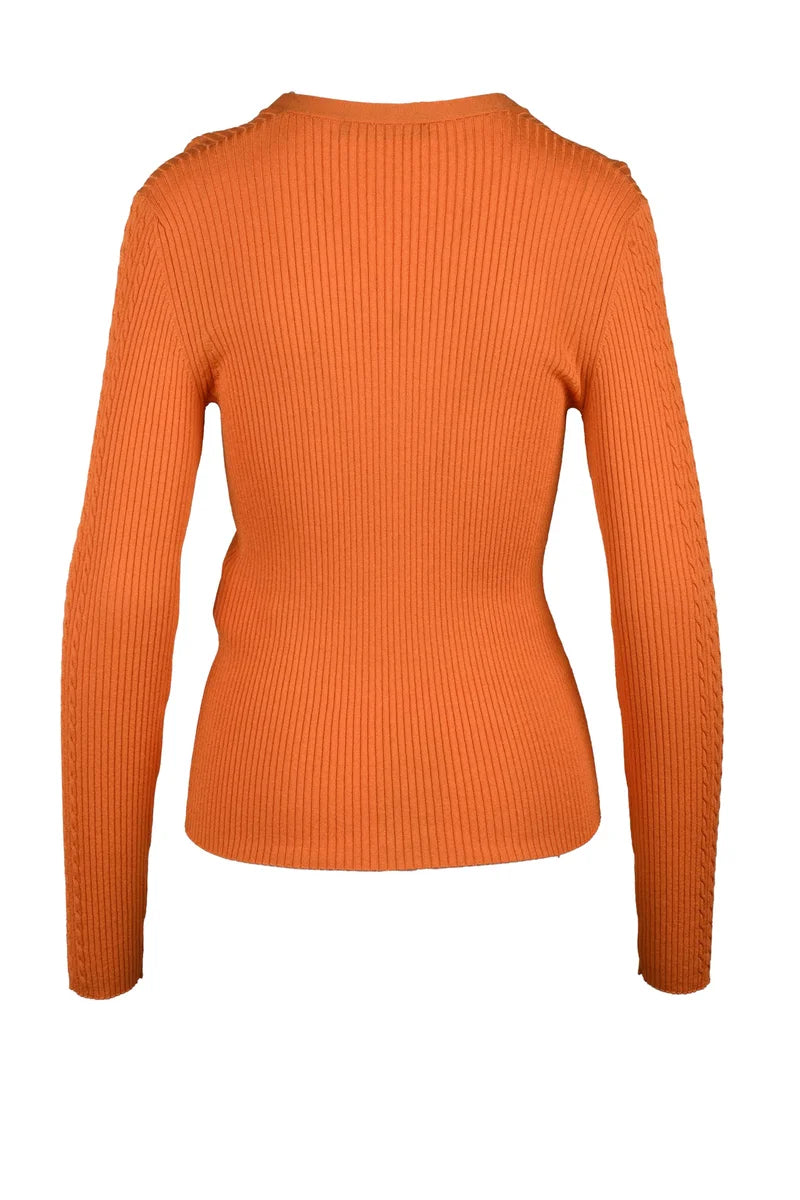Max Mara Studio Cardigan Cannettato - Arancione