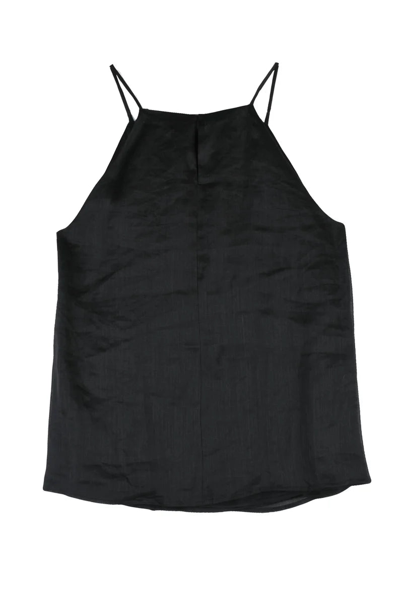 Max Mara Studio Top in Ramie - Nero