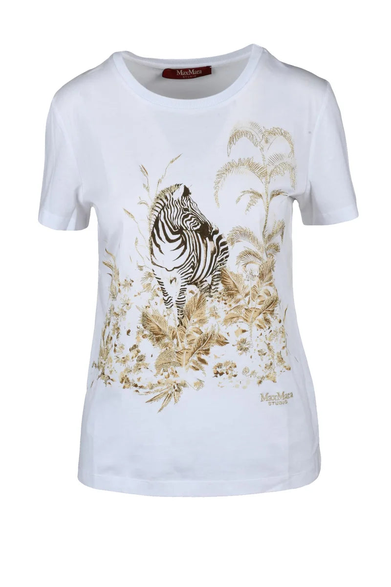 Max Mara Studio T-shirt Cotone - Bianco